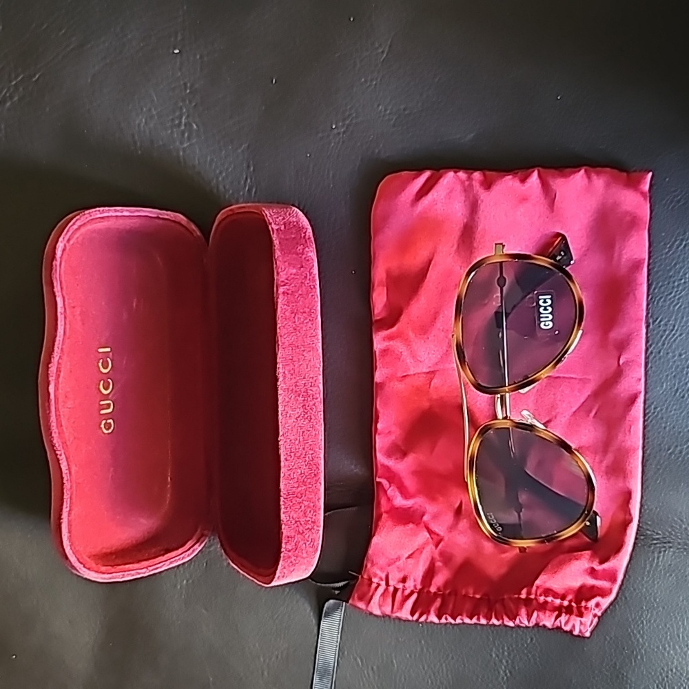Gucci sunglasses.